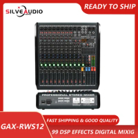 GAX-RWS12 dj audio mixer 99 DSP Effects Digital Mixig sound console DJ equipment