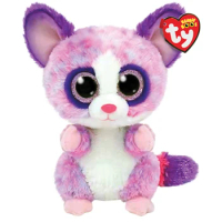 TY Beanie Glitter Eyes Becca Pink Bush 6" 15cm Plush Stuffed Animal Collectible Soft Doll Kawaii Baby Christmas Gifts