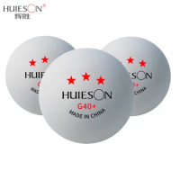 Huieson 3 Star Table Tennis Training Balls G40+ White Orange ABS Ping Pong Balls for Table Tennis Club Training with Box Packing