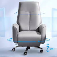 Electric boss chair Home reclining office chair Comfortable seat high-end leather computer sofa chair