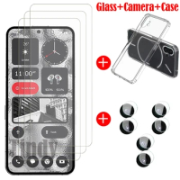 For Nothing Phone (2) Glass Nothing Phone 2 Tempered Glass Full Glue Cover Screen Protector For Nothing Phone 2 1 Camera Film