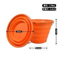戶外折疊大號硅膠洗車桶車載便攜釣魚手提打水桶家用方形硅膠水桶