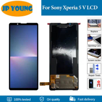 6.1" Original OLED For Sony Xperia 5 V LCD Display Touch Screen Digitizer Assembly For Sony X5 v XQ-DE54 LCD Replacement Parts