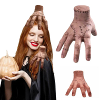 Horror Wednesday Thing Hand From Addams Family Cosplay Halloween Figurine Latex Costume Prop K0H0