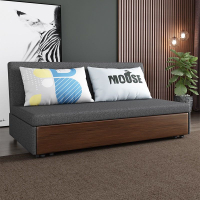 新中式沙發床雙人折疊儲物兩用 小戶型客廳多功能懶人布藝沙發床