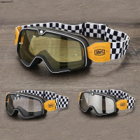 Motorcycle Retro Goggles Skiing Glasses Outdoors Motocross Sunglasses Helmet Sandproof Eyewear Black