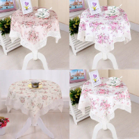 【COD】 Tablecloth, Polyester Fabric, Lace, Round Table, Square Table, 7 Sizes.