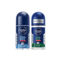 【NIVEA 妮維雅】男士止汗爽身乳液50ml 瞬間酷涼系列(麝香/柑橘止汗滾珠)