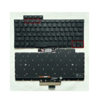XIN-Russian-US Backlight Laptop Keyboard For ASUS ROG Zephyrus G14 GA401 GA401I GA401IV GA401U GA401M GA401QM 2021 Years