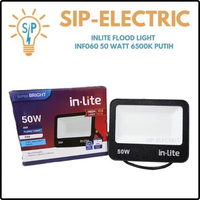 INLITE LAMPU SOROT 50W PUTIH FLOOD LIGHT 6500K INF060 / LAMPU TEMBAK IN LITE 50 WATT COOL DAYLIGHT I