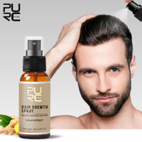 PURC Ginger Hair Growth Products for Men Women Ginger Hair Loss Treatment Regrowth Hair Spray Hair Care Beauty Health
