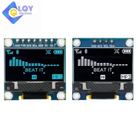 4pin 7pin SSD1306 White/Blue/Yellow Blue color 0.96 inch 128X64 OLED Display Module For Arduino 0.96" IIC I2C SPI Communicate