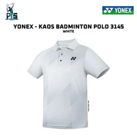 Kaos Jersey Badminton Yonex Polo 3145 White S