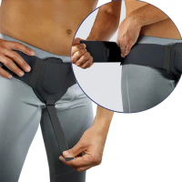 1PC Sports Hernia Support Brace with Belt and Removable Compression Pad for Inguinal Pain Relief and Recovery