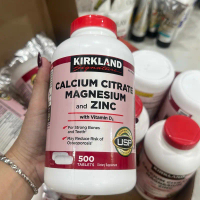 Viên uống canxxi zinc Kirland 500 viên - Thực phẩm bổ sung