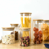 Toples Kaca Penyimpanan Makanan Borosilicate Glass Jar