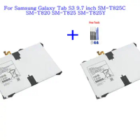 2x 6000mAh Tablet Battery EB-BT825ABE for Samsung Galaxy Tab S3 9.7 inch SM-T825C SM-T820 SM-T825 SM-T825Y + Repair Tools kit