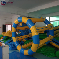 Hot Product Human Hamster Inflatable Water Roller ,0.9Mm Pvc Inflatable Water Wheel For Swimming Pool