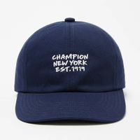【毒】Champion 台灣公司貨 街頭風刺繡棒球帽(深藍色) C8-Y702C-370