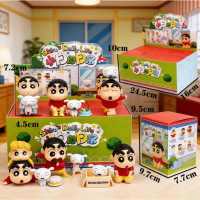 Crayon Shin-chan's Daily Life Series Blind Box Dolls, Figurines, Desktop Decorations, and Accessorie