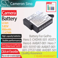 CameronSino Battery for GoPro Hero 5 CHDHX-501 ASST1 Hero 6 AABAT-001 CHDHX-701 Hero 7 Black fits GoPro AABAT-001 camera battery