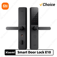 Xiaomi Smart Door Lock E10 Bluetooth 5.3 Password NFC Fingerprint Unlock Intelligent Doorbell Work with Mi Home App XMZNMS01OD