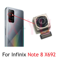 For Infinix Note 8 X692 Rear Back Big Front Camera Module Flex Cable Repair Parts