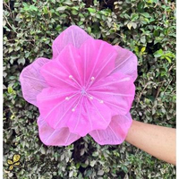 Bunga Giant Flower Bunga Hiasan Kain Organdi Model Bunga Unik Dekorasi Pelaminan diameter 35cm Diame