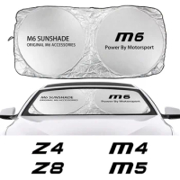 Car Windshield Anti UV Cover Accessories For BMW Z3 Roadster Z4 E89 M1 M2 F87 M3 E30 E46 E92 F80 M4 F82 M5 E60 F10 M6 E63 Z1 Z8