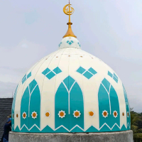 Kubah Masjid ,Musholla Ukuran tapak bawah 310 cm plus ornamen plafonnya
