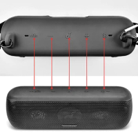 Silicone Case Cover for Anker Soundcore Motion Bluetooth-compatible Speaker Travel Carrying Protective with Shoulder Strap