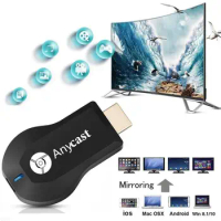 M9 TV Stick Phone Wifi Dongle Wireless Receiver Anycast DLNA Miracast Airplay Mirror Screen Device HDMI-compatible Mirascreen