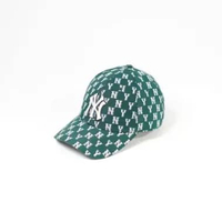 Topi MLB NY MONOGRAM FLOCKED WHITE GREEN CAP 100% ORIGINAL
