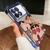 For Xiaomi Poco X7 Pro Poco Poco M7 Plus F7 Poco M7 4G Poco X6 Pro Poco X6 5G Soft Electroplated Fou