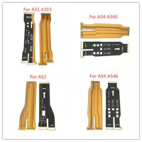 1pcs For Samsung Galaxy A20E A21 A22 A225 A226 A24 A31 A32 A33 A34 A52 A54 A21S A91 Main Board Motherboard Connector Flex Cable