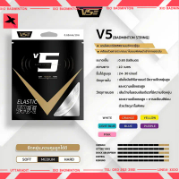 VENSON VS V5 - พลังบางเบาแม่นยำ  เอ็นแบดขนาด 0.65 มม.  ตีแรง  ทนทาน เสริมทุกจังหวะการเล่น! คําแนะนํา
