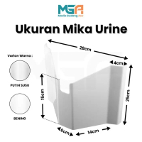 Terbaru/Terlaris READY -Mika Urine Protector / Sekat Akrilik Urinoir Toto U57 - Bening