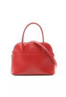 Hermes Pre-Loved Hermès Bolide 27 rougewif Handbag box calf Red gold hardware 2WAY ○W stamp