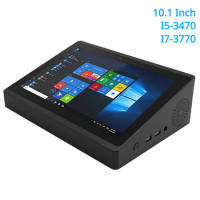 2023 All In One Tablet Windows 10 RJ45 Mini PC Box 10.1inch Touch Screen Intel Core I5 I7-3770 16GB RAM No Battery WiFi Camera
