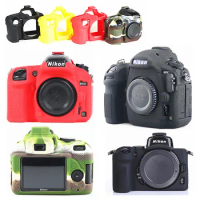 Silicone Skin DSLR Camera Body Case Bag for Nikon Z50 Z5 Z7 Z6 D780 D610 D600 D3500 D5300 D5500 D5600 D7100 D7200 D7500 D750