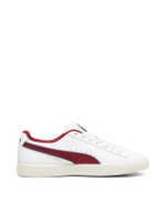 รองเท้าผ้าใบยูนิเซ็กส์ Clyde Varsity สีWhite- Team Regal Red