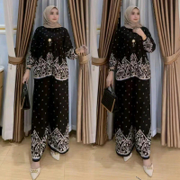 Setcel Setelan Celana Reyna Rayon Premium