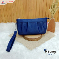 GFR - Naumy poloh By inoe Dompet pouch wanita kekinian simpel muat make up/ hp bahan chocoly anti ai