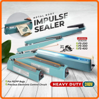 【Hot】🛠️ Heavy Duty Impulse Sealer FS-200 / FS-300 / FS-400 | Mesin Seal Plastik Metal Body | 200/300