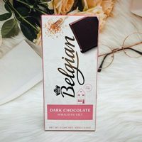 比利時 The Belgian 玫瑰鹽黑巧克力100g 玫瑰鹽巧克力 黑巧克力