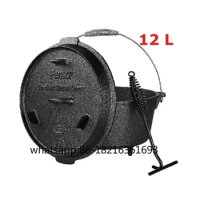 12.5L cast iron Dutch pot