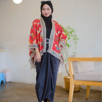 A.Ba Kebaya Set Outer Mahyra - Batik Set Kebaya