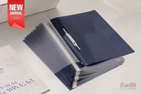 Business File F4 Map Plastik Snel Hecter Bantex Blue 3224 01G