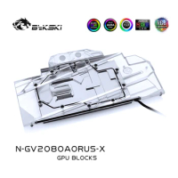 Bykski Full Cover GPU Water Cooling RGB Block for GIGA AORUS RTX2080 XTREME 8G N-GV2080AORUS-X