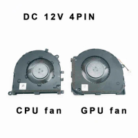 Laptop CPU/GPU Cooling Fan For Asus Vivobook Pro15 OLED K6502Z K6502ZC Pro16 2022 BN7507S2H-000P BN8507S2H-000P 12V